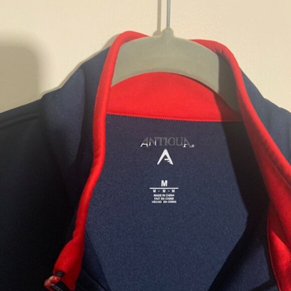 Chicago Fire Department Navy Blue Men's 1/4 Zip Pullover Sweatshirt - Size M - Picture 3 of 4